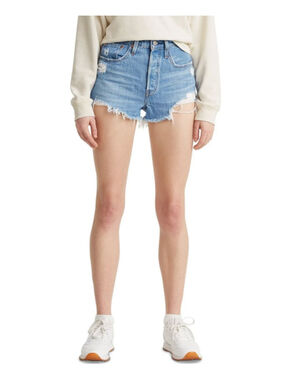Wild Fable Button Fly Frayed High Waist Shorts
